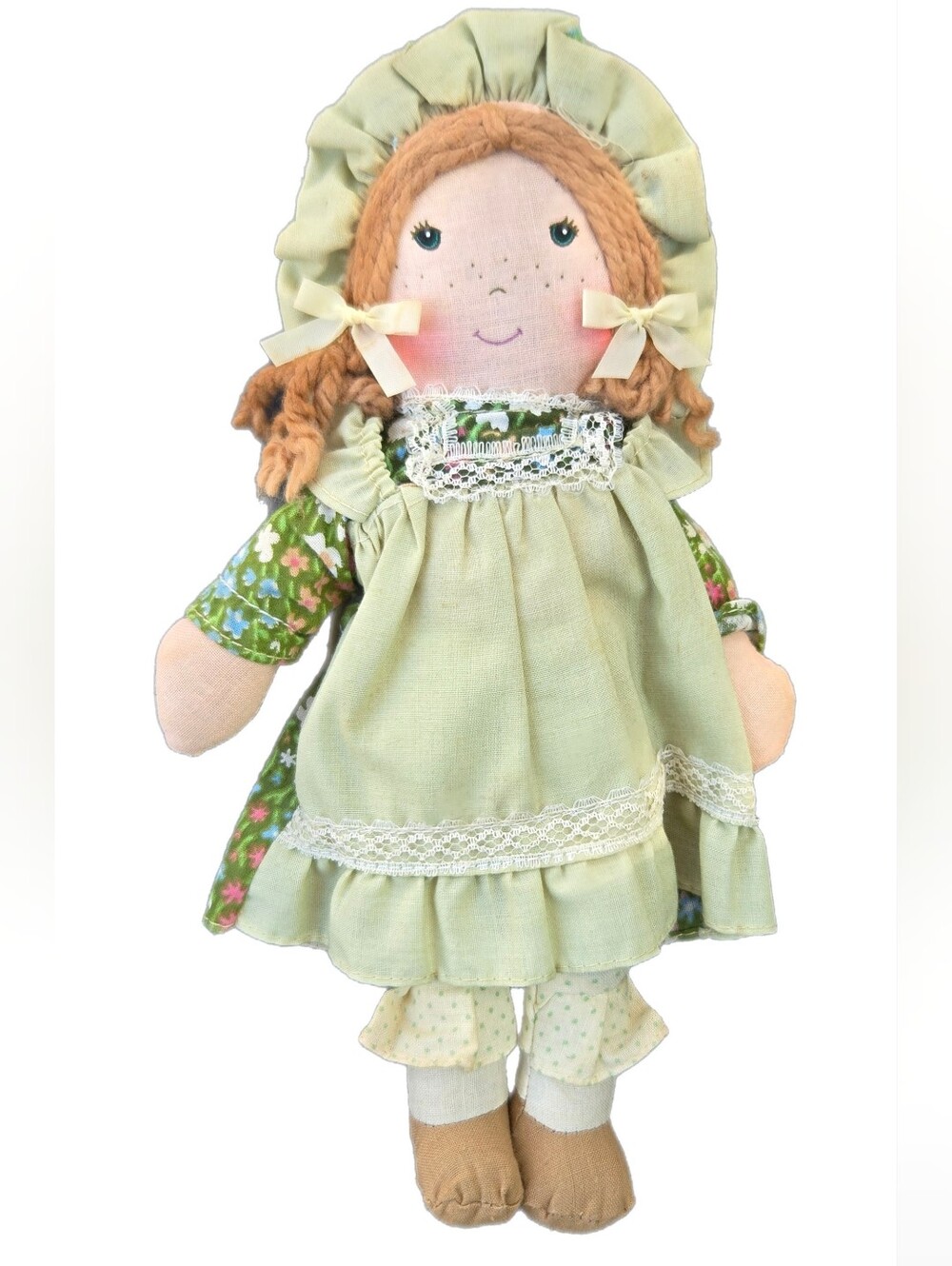 Vintage Knickerbocker Holly Hobbie Friend Amy Rag Doll 9”